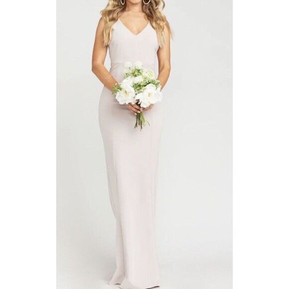 SHOW ME YOUR MUMU Womens Morgan Gown Sz S Sleeveless Wedding Formal Lavender - Picture 11 of 12